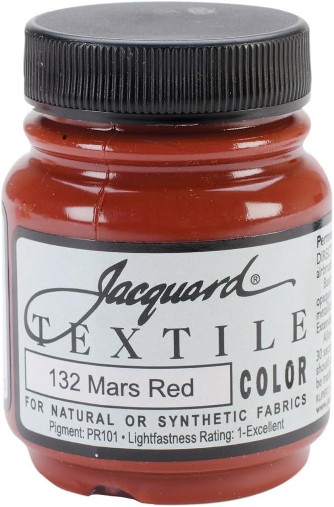 Jacquard Fabric Paint for Clothes - 2.25 Oz Textile Color - Neutral Grey - Leaves Fabric Soft - Permanent and Colorfast - Professional Quality Paints Made in USA - Holds up Exceptionally Well to Washing