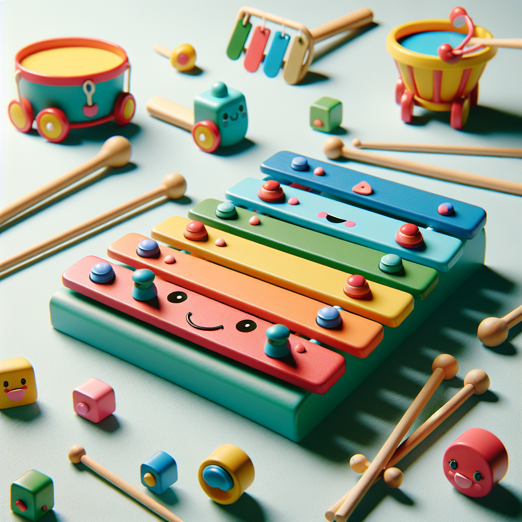 Xylophone-Neutral Colors Toddler Toys-Aesthetic Kids Musical Instrument-Montessori Toys-Modern Boho Xylophone for Kids Playroom--Gender Neutral Baby Gifts-Wood Xylophone Toy