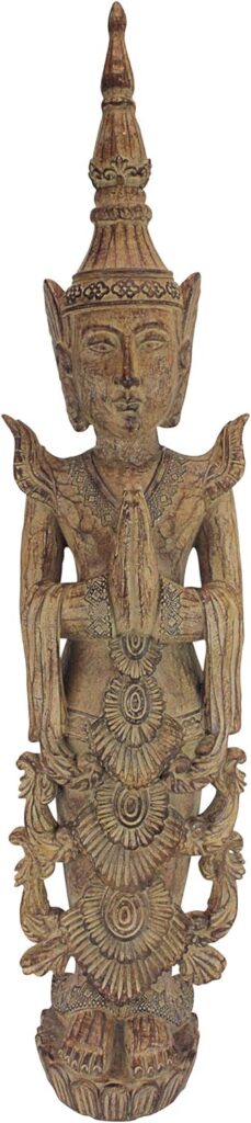 Design Toscano Standing Thai Teppanom Mythological Angel Statue