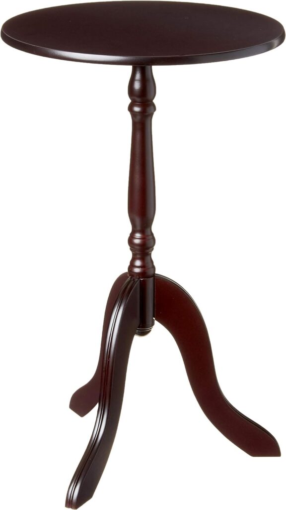 Frenchi Furniture Table, 17.93 in x 18.72 in x 3.35 in, Mahogany