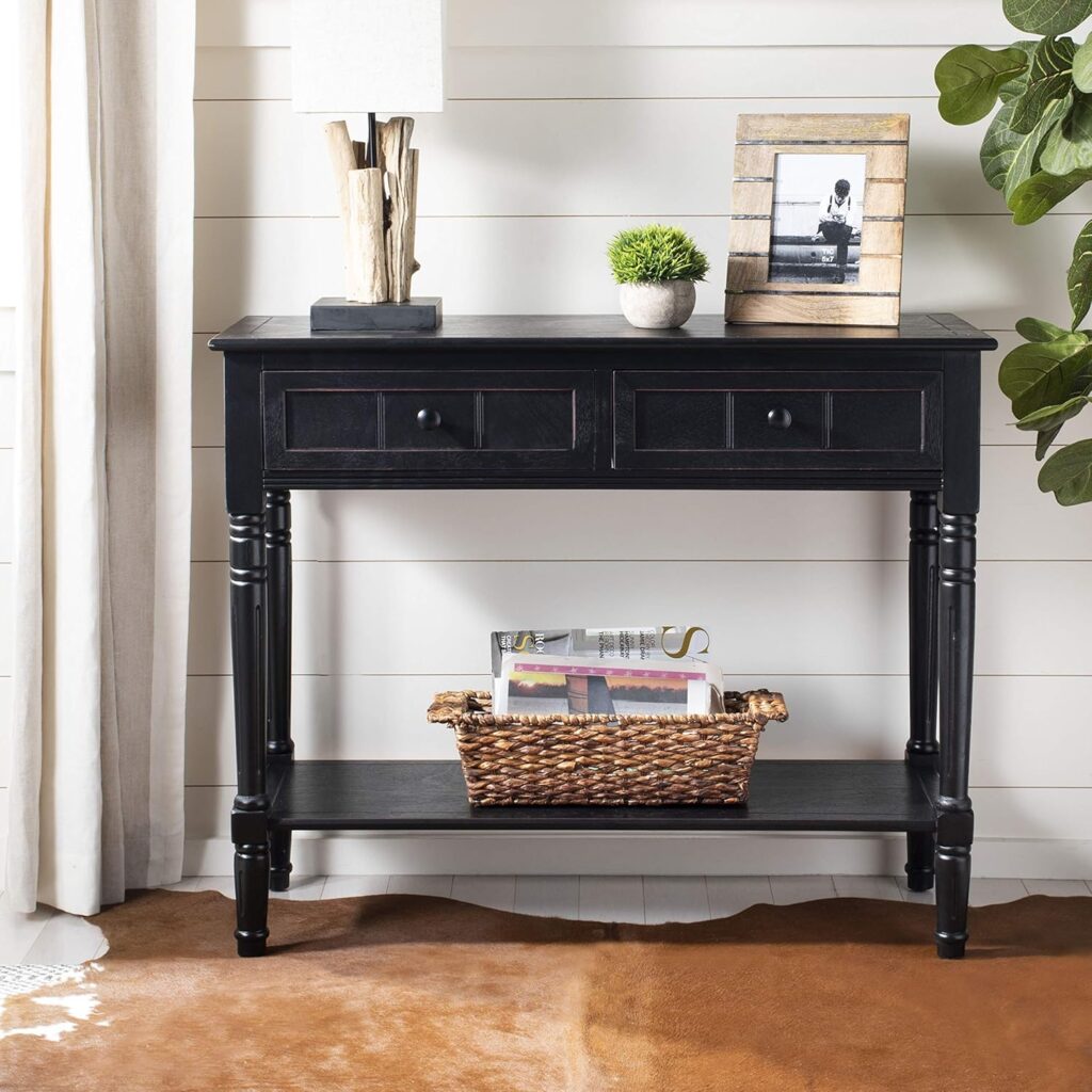 Safavieh American Homes Collection Samantha Dark Cherry 2-Drawer Console Table