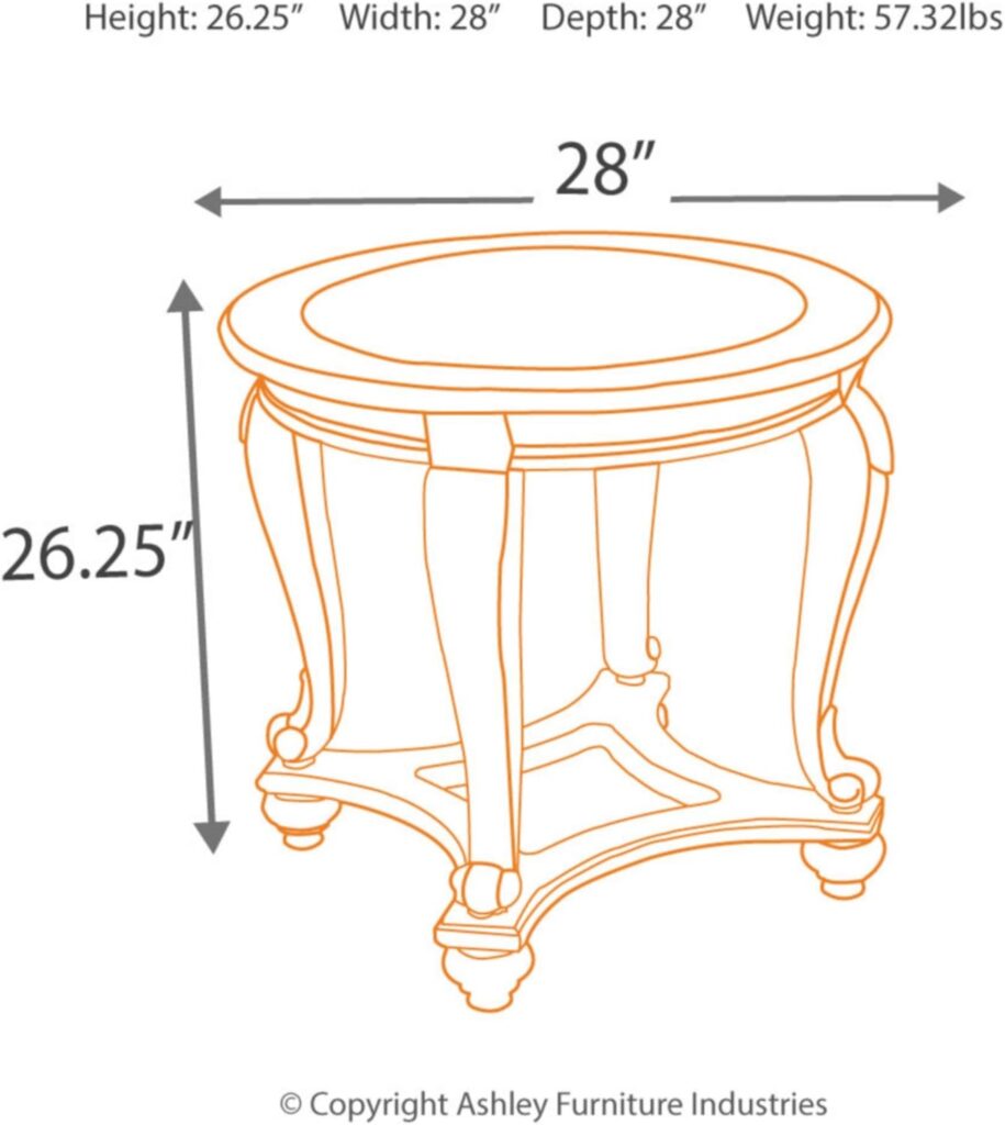 Signature Design by Ashley Norcastle Sofa Table, 0, Dark Brown